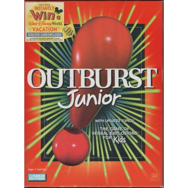Outburst Junior The Game Of Verbal Explosions For Kids 1999 