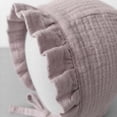 thumbnail image 6 of TFEOQRY Toddler Baby Bonnet Hat Ruffled Edge Breathable Cotton Adjustable Strap UV Protection Summer Sun Hat, 6 of 6