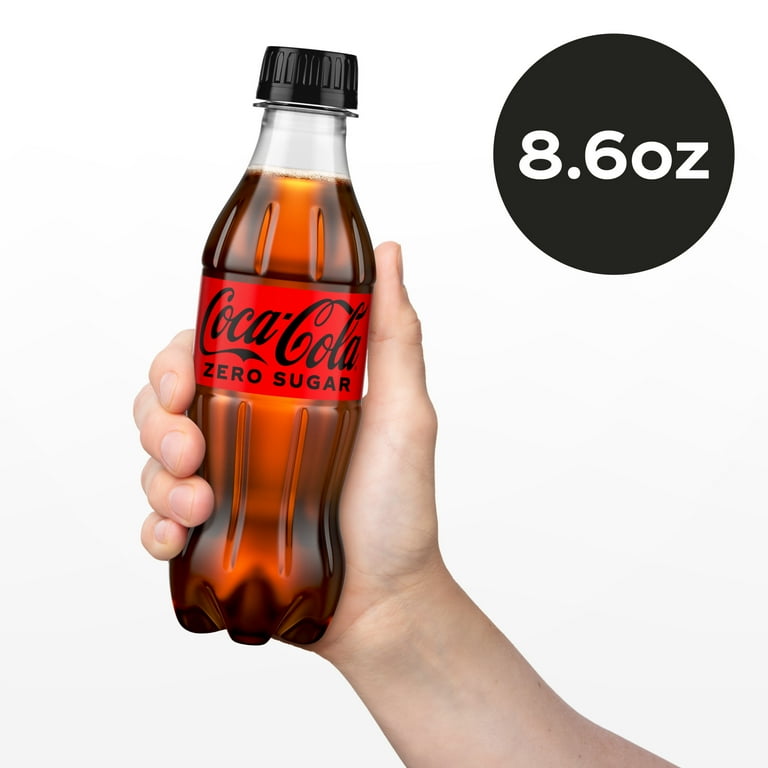 Coca-Cola Zero Sugar Soda Pop Bottles, 8.55 fl oz, 6 Pack