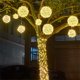 thumbnail image 2 of LED 20CM 30CM Outdoor Rattan Ball Fairy Garden String Lights Christmas Trees Hanging Garland Lights For Xmas Party Wedding Decor, 2 of 5