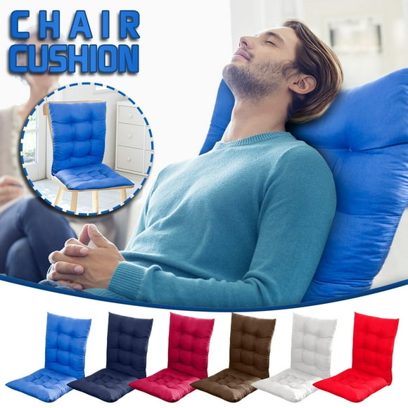 Wzzjkit Indoor/Outdoor High Back Cushion, Patio Chair Cushions, Thickened Outdoor Chair Cushion, Tufted Patio Seat Pad for Patio Chair, Set of 2
