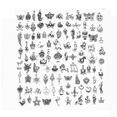 thumbnail image 1 of Colgante De Plata Antigua Diy Llaves Corazón 100 Piezas, 1 of 5