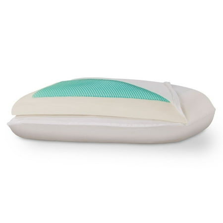Comfort Plus Cooling Gel Pillow Walmart Com