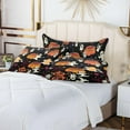 thumbnail image 6 of GZHJMY Halloween Pumpkin Pillowcase Plush Pillowcase for Hair and Skin, Soft Standard Size Pillow Cases Zippered Queen Pillow Case Set of 1-20x26in Home Decor, 6 of 7