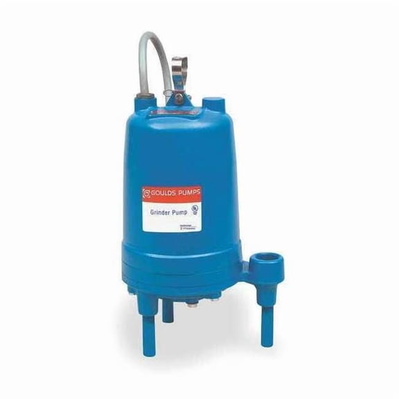 Goulds Grinder Pump, 20 ft, Single, 208/230V AC RGS2012
