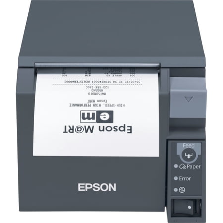 Epson TM-T70II Front Loading Thermal Receipt Printer Dark Gray
