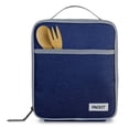 thumbnail image 4 of PackIt Freezable Large Upright Lunch Box with Gel Liner, Dusty Navy & Gray, 4 of 10