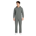 thumbnail image 4 of HNMKIU Men's Jumpsuit For Everyday Comfort And Mobility With Lightweight Versatile Wear Functional Pockets Breathable Design Easy Care All-Season Style Light Gray2 - XXXL, 4 of 8