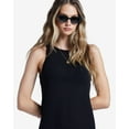 thumbnail image 4 of Billabong Women's In The Sun Dress Open Knit Stretch Bodycon Dress in Black (Small, Black), 4 of 6