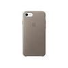 Apple Leather Case for iPhone 7 - Taupe