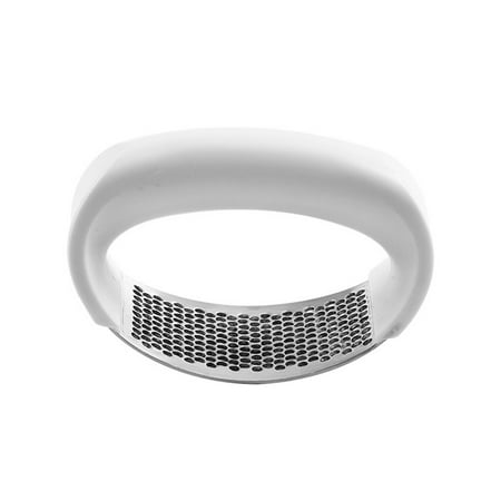 

unbranded Stainless Steel Manual Garlic Press Crusher Grinder Squeezer Masher Kitchen Tool White