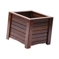 thumbnail image 4 of Maceta de madera perfecl para jardín elevada, resistente, 50cmx50cmx45cm, 4 of 8