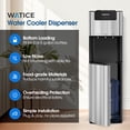thumbnail image 7 of WATICE Self-Cleaning Bottom Loading Water Cooler Dispenser, 3 Temperature Settings - Hot, Cold & Room, Empty Bottle Indicator, Child Safety Lock, Ideal for Office, Home, Living Room, 7 of 7