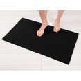 thumbnail image 1 of Alfombra de baño American Soft Linen, 51 x 86 cm, algodón, antideslizante, color negro, 1 of 9