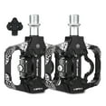 thumbnail image 1 of WEST BIKING Pédales de Vélo VTT Double Plateforme SPD Sans Clip Roulement Scellé pour VTT, 1 of 8