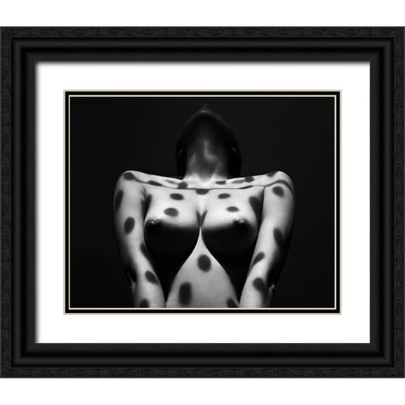 Faletkin, Mikhail 14x12 Black Ornate Wood Framed with Double Matting Museum Art Print Titled - Untitled