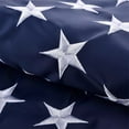 thumbnail image 6 of American Flag 2x3 ft: Longest Lasting US Flag, Made From Nylon, Embroidered Stars, Sewn Stripes, Brass Grommets, UV Protection Perfect for Outdoors! USA Flag, 6 of 10