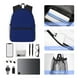 thumbnail image 4 of Easygdp Navy Blue Mochila Casual para Portátil, Mochila para Escuela, Viajes, Negocios, 4 of 6