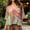 Pink, variant on Dolkfu Boho Summer Tops for Women 2026 V-Neck Black Pull-on 3/4 Sleeve Blouses & Tops Abstract Refreshing Patchwork Black,L