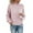 Pink, variant on POROPL Women'S Plus Size Sweaters Long Sleeve Crew Neck Sweater Casual Oversized Top Size 3XL