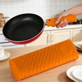 thumbnail image 3 of Non-Slip Fry Pan Milk Pot Sleeve Grip Handle Cover, Heat Resistant Cast Iron Cookware Assist Grip, Reusable Pot Handle Sleeve for Cast Iron Skillets Griddles Metal & Fry Pan Cookware,Z0-Orange, 3 of 4
