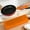 Orange, variant on ZFSBZBS Silicone Hot Handle Holder, Heat Resistant Potholder Rubber Pot Handle Cover for Cast Iron Skillets, Sleeve Grip, Frying Pans,Red