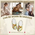 thumbnail image 7 of Yiaed Sunflowers Print Slippers Fuzzy Warm Cozy Slippers Non Slip House Slippers For Indoor Outdoor Slippers House Slippers-13, 7 of 7