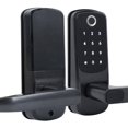 thumbnail image 4 of Cerradura de puerta biométrica con huella dactilar, Bluetooth, aplicación, contraseña y llave mecánica para control por voz., 4 of 14