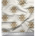 thumbnail image 1 of Soimoi Rayon Fabric Flower Artistic Printed Fabric 1 Yard 42 Inch Wide, 1 of 3
