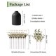 thumbnail image 2 of Flores artificiales de kiku BLOSMON con florero de metal de 50 cm, 2 of 9