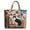 C, variant on Vintage Quilted Tote Bag Women Lightweight Travel Bag Purse Cotton Shoulder Tote Bag For Shopping Grocery & Beach Bag
