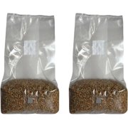 5lb Organic Sterile Mushroom Grain Spawn | Injector Port Grow Bags, Hydrated, Ready to Inoculate (Pack of 2) | Made in USA