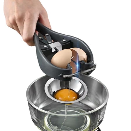 Casse-œufs Automatique En Acier Inoxydable - Ouvre Et Sépare Jaune/blanc En 1 Geste