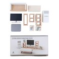 thumbnail image 1 of Living room 1:12 casa de muñecas cocina miniatura Mini habitación para niños casa de muñecas muebles de juguete, 1 of 5