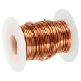thumbnail image 1 of Unique Bargains Soft Copper Wire, 11Gauge/2.2mm Diameter 5m/16.4ft Spool Pure Copper Wire, 1 of 8