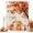 Beige, variant on Happy Fall Shower Curtains for Bathroom, Maple Tree Orange Pumpkins Thanksgiving Wood Waterproof Fabric Shower Curtain, Decorative Bathroom Curtain for Bathtub, 72"x84", No Hooks Included