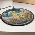 thumbnail image 4 of UFO Opossum Wildflowers Stained Glass Suncatcher, Opossum Window Ornament, Opossum Decor Gift, Funny Opossum Ornament, UFO Opossum Decor 4325194737 9566, 4 of 4
