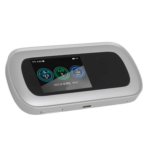 Enrutador de Punto de Accesso Móvil, Ranura de Tarjeta Sim de Enrutador Wifi 4G Lte 5G 16 Dispositivos de Conexión para Viajar