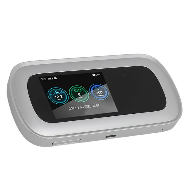 Enrutador de Punto de Accesso Móvil, Ranura de Tarjeta Sim de Enrutador Wifi 4G Lte 5G 16 Dispositivos de Conexión para Viajar