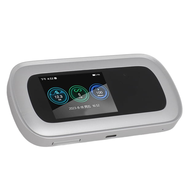 Enrutador de Punto de Accesso Móvil, Ranura de Tarjeta Sim de Enrutador Wifi 4G Lte 5G 16 Dispositivos de Conexión para Viajar