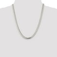 thumbnail image 4 of 925 Sterling Silver Curb Chain Styles Necklace 7 mm Domed w/ Side D/C 22 inch, 4 of 4