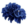 thumbnail image 2 of SPRING PARK Women Double Flower Hairpin Bridal Hair Clip Rose Flower Wedding Party Accessory, 2 of 8