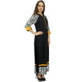 thumbnail image 3 of Bimba Women Rayon Custom Long Black Kurta Designer Straight Kurti- 4, 3 of 6