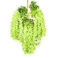 thumbnail image 2 of Luxcidy A Bundle of Simulated Flowers (12Pcs), Artificial Fake Wisteria Vine Rattan Hanging Garland Silk Flowers String Home Party Wedding Decor (J), 2 of 3