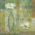 thumbnail image 2 of Unknown 26x26 Gold Ornate Wood Framed with Double Matting Museum Art Print Titled - Vase Collage II, 2 of 4