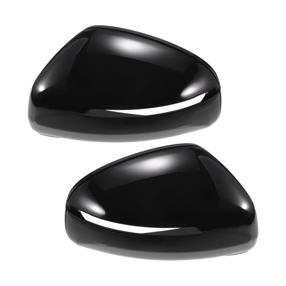 Unique Bargains Car Rear View Left Right Mirror Cover Cap Replacement for Audi TT TTS TTRS MK2 R8 Pair Gloss Black