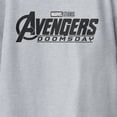 thumbnail image 3 of Marvel Avengers Doomsday Youth Logo Black White T-Shirt (Sport Grey, XS-XL), 3 of 4