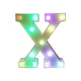 thumbnail image 2 of Colorful LED Marquee Letter Lights with Remote, Multicolor Alphabet Party Decor, Adjustable Flashing Modes, Battery & USB Powered for Home, Wedding, Holiday & Celebration Decoration, 2 of 8