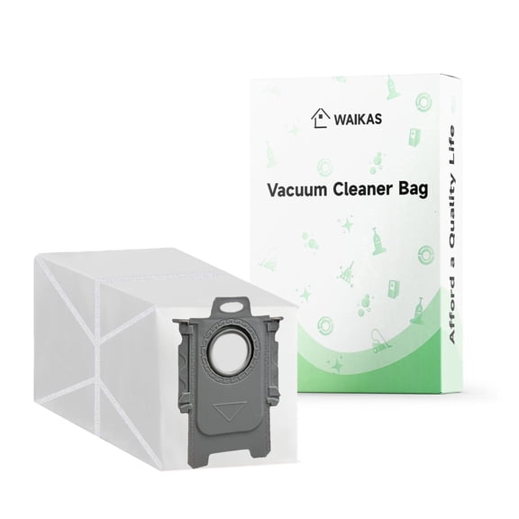 WAIKAS Qrevo Dust Bags for Roborock QV 35A, S5V, S8 MaxV Ultra, Qrevo Series (20 Pack)