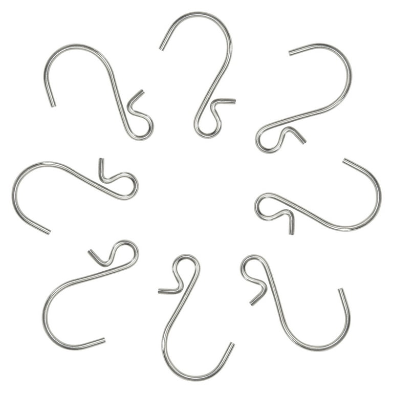 Mini S Hooks Connectors S Shaped Wire Hook Hangers 200pcs Hanging Hooks for  DIY Crafts, Hanging Jewelry, Key Chain, Tags, Fishing Lure, Net Equipment